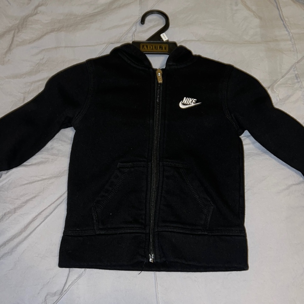 Black toddler Nike zip up